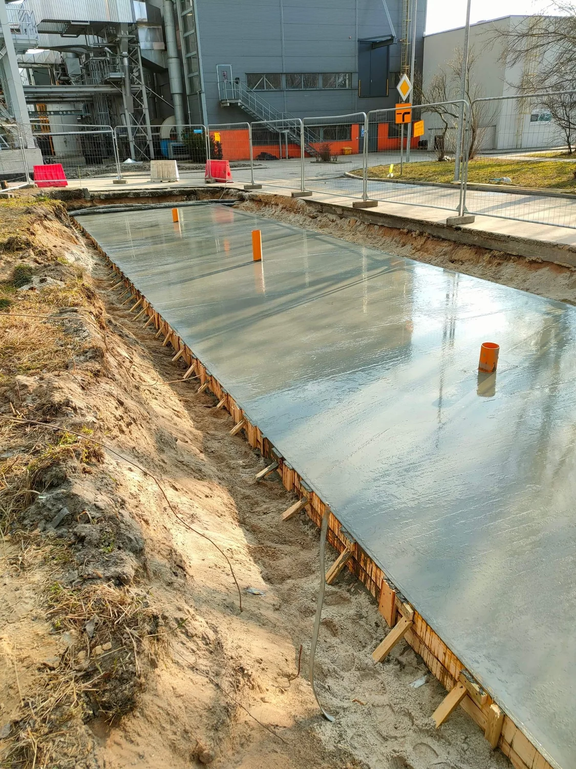 Etap 3 wagi zagłębionej – wykonana płyta fundamentowa